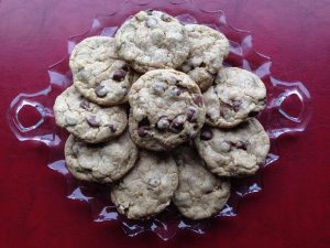 chocolate chip flax cookies 2