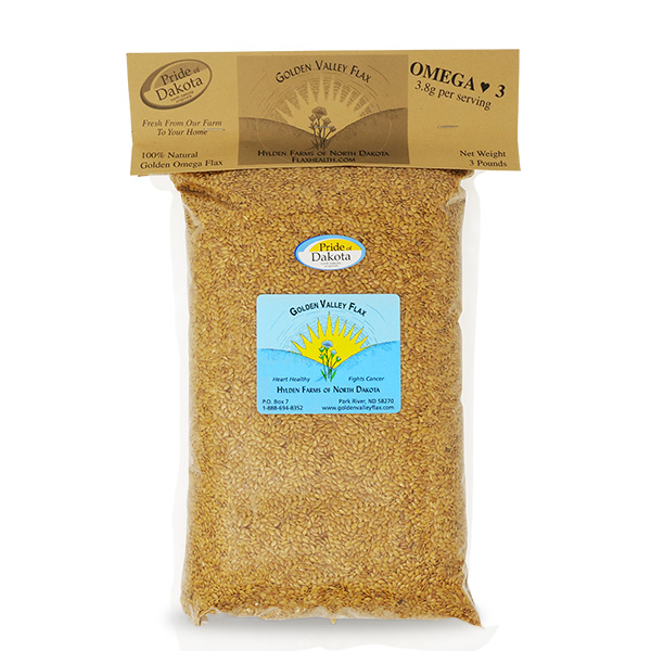 natural whole flax 3 lb bag