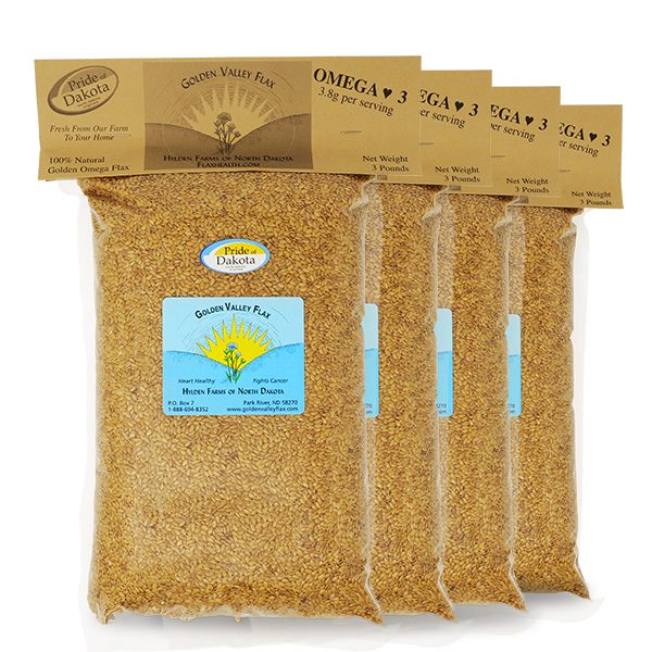 Natural Golden Valley Omega Whole Flax 4 Bags