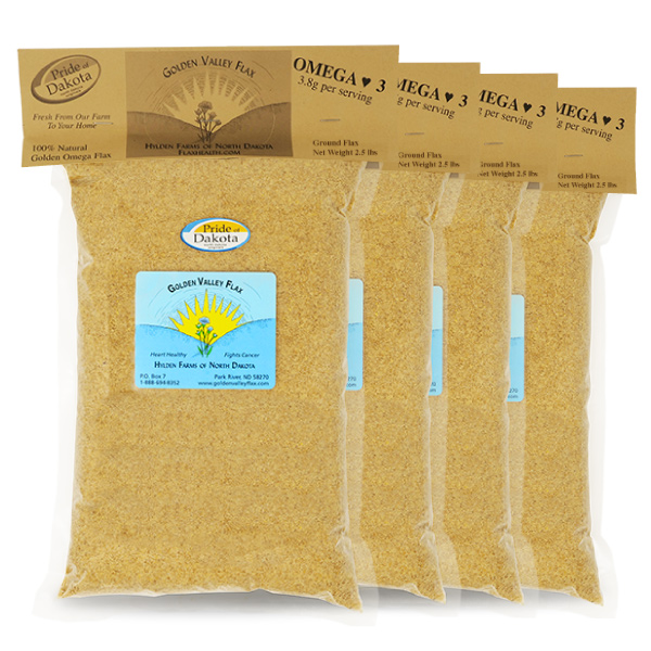 Natural Golden Valley Omega Ground Flax 4 Bags