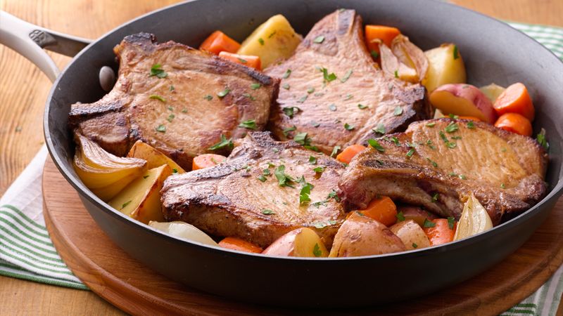 pork chop skillet dinner