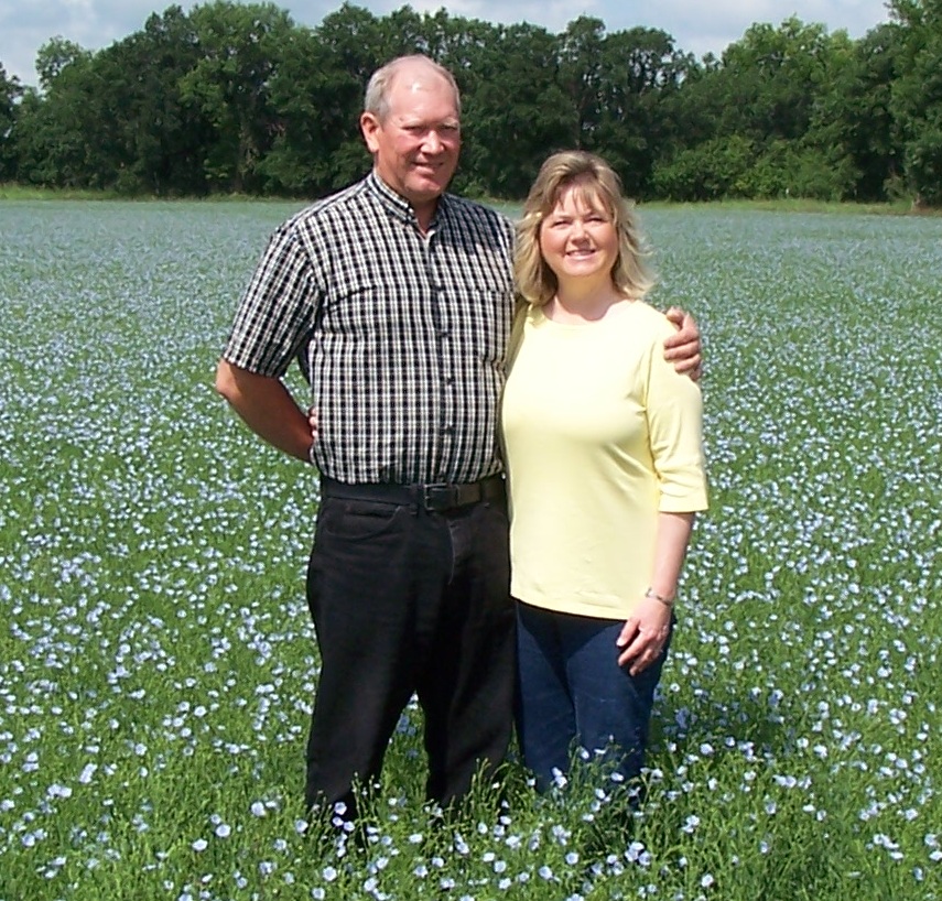 Mark & Esther if blooming flax