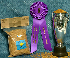 Awards for best flax in North Dakota