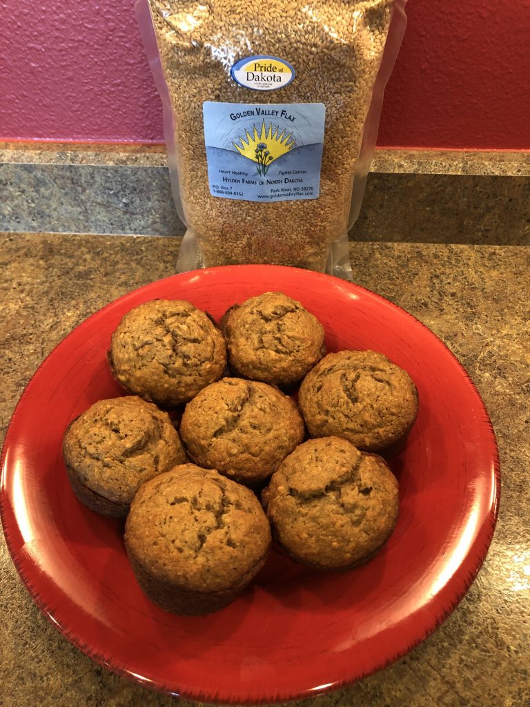 Banana Nut Flax Muffins