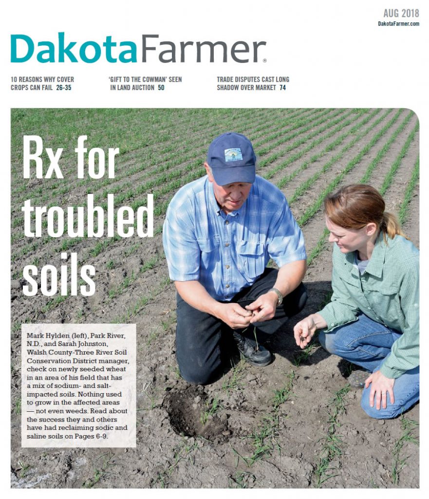 Dakota Farmer Mark Hylden Cover August 2018