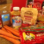 Flax carrot bar ingredients