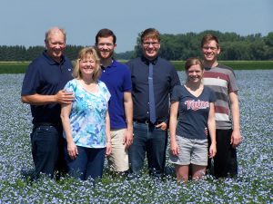 Hylden family in flax