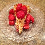 Strawberry Flax Cheesecake Crisp 