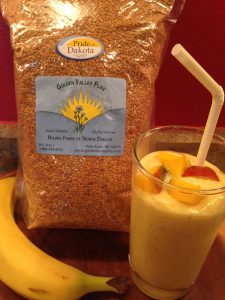 Tropical Mango Flax Smoothie | Golden Valley Flax
